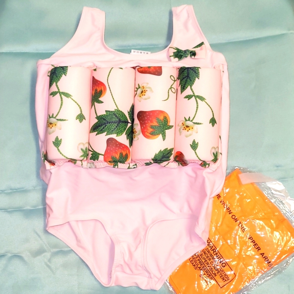 NWOTS- Mama song girls girls size large 4-6 flotation swimsuit